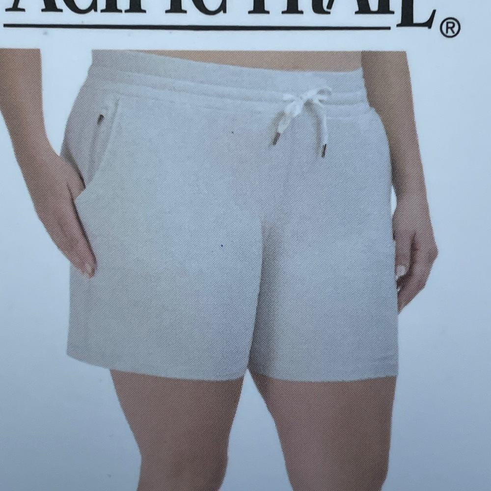 Pacific Trail Women's L Casual Shorts Grey Heather e0563